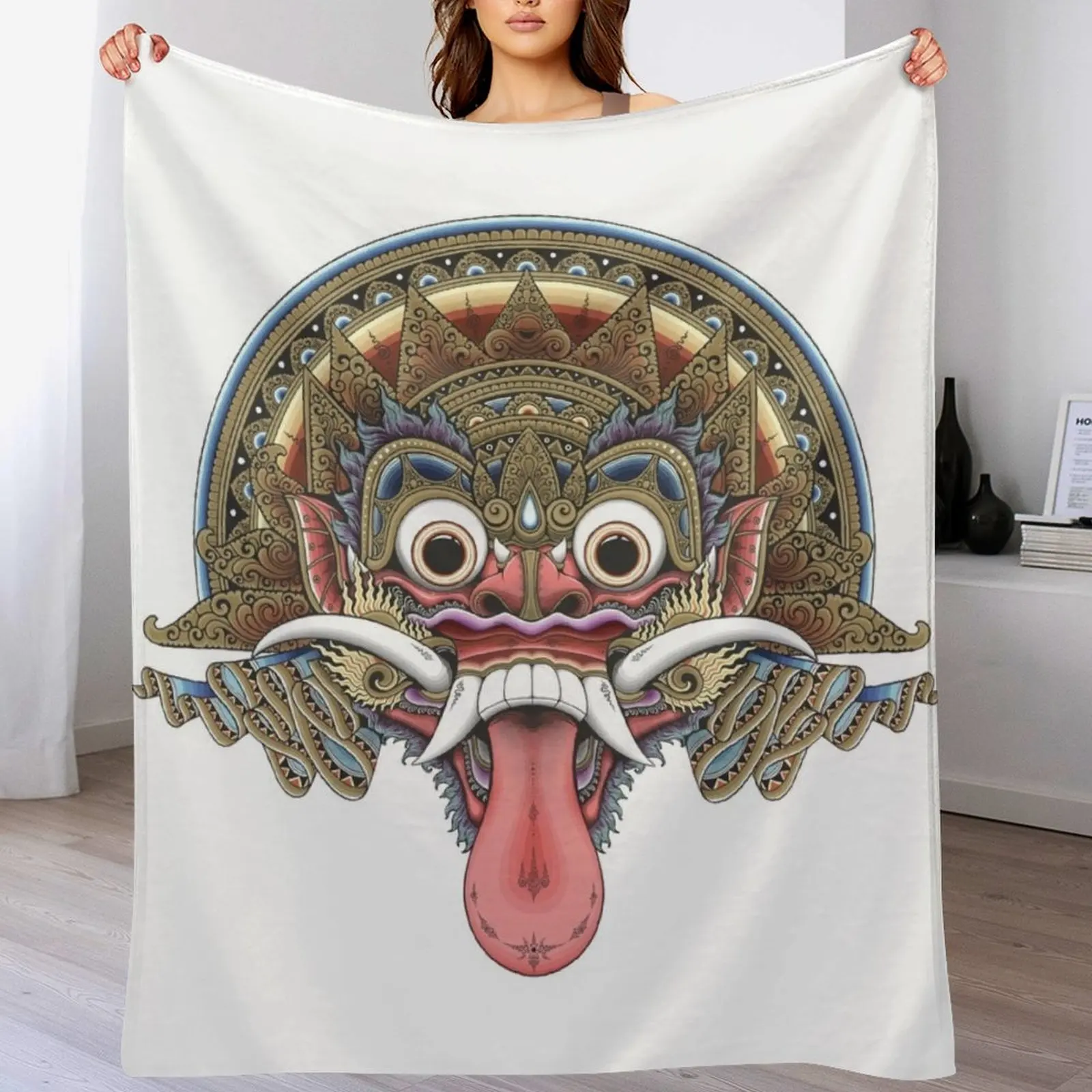 3D Printing Bali - Bali Boma Throw Blanket Anti Shedding