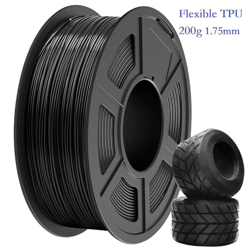 Tpu Flexible Filament - 200G Flexible Filament TPU 1.75mm 3D