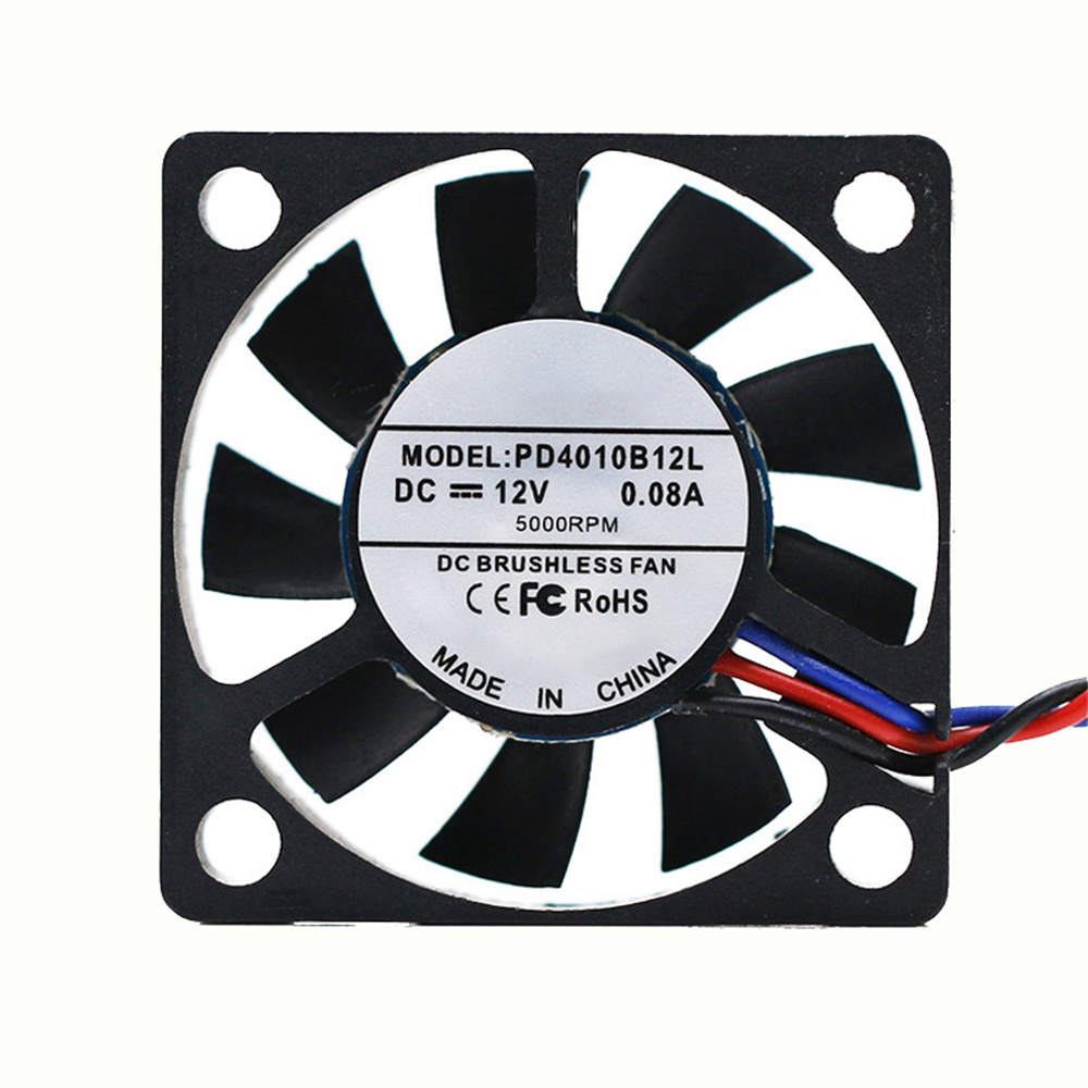 Cooling Fan 40Mm 3D - PD4010B12L DC 12V 0.08A 40mm Brushless