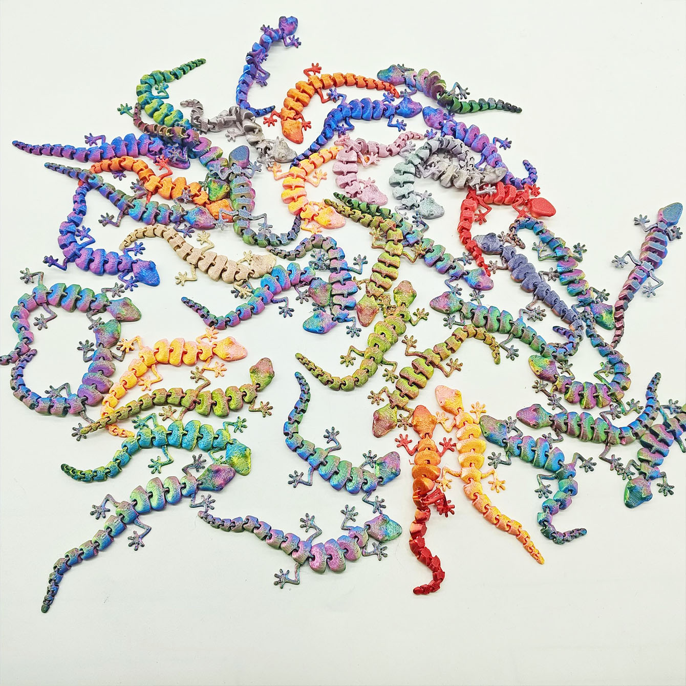3D Printing Lizard - Random Color 10pcs 3D Printed mini