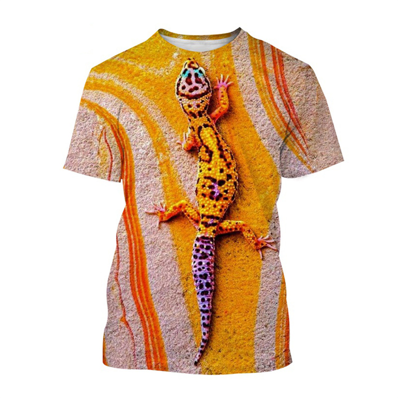 3D Printing Lizard - 3D Printed Cool Lizard T-Shirt for