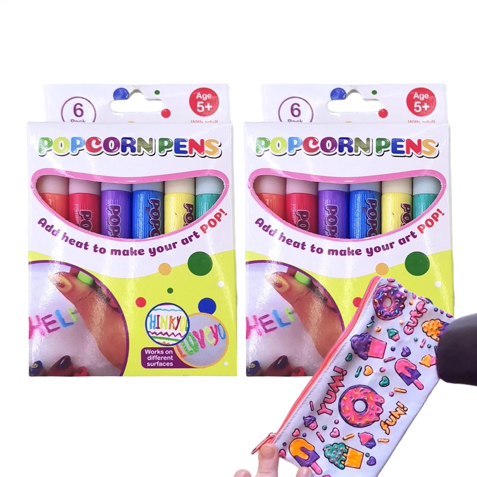 3D Printing Pen For Kids - 2set Diy Bubble Popcorn Drawing Pens