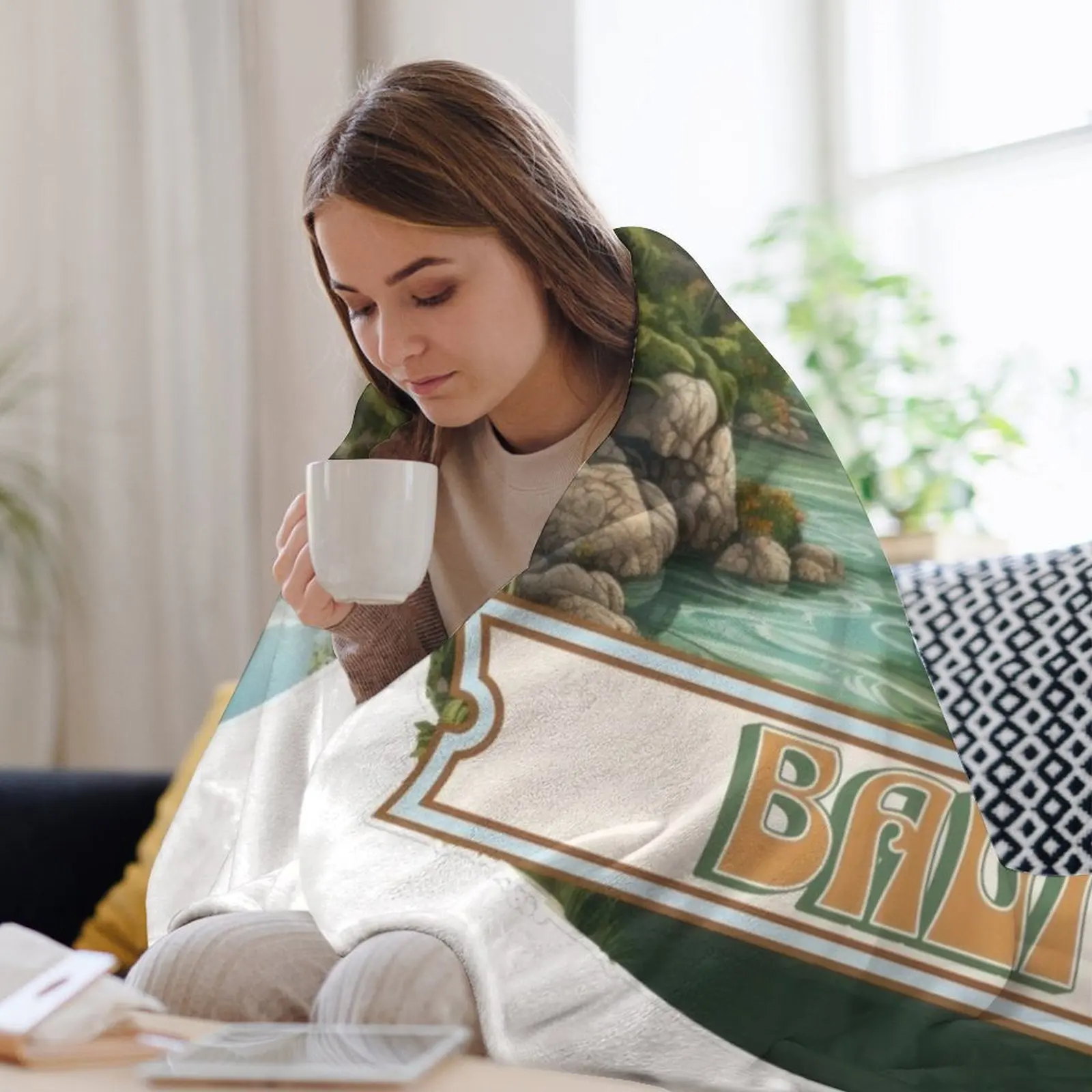 Bali Indonesia Throw Blanket V - 3D Printing Bali review and price
