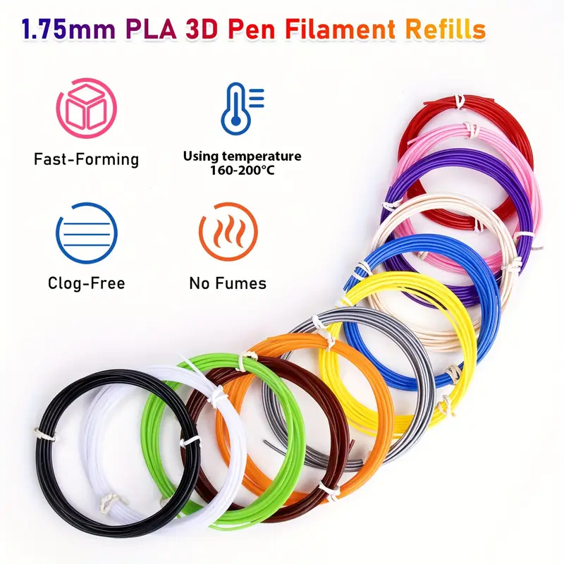 40/32/30 Colors PLA Filament f - 3D Printing Pen For Kids review and price