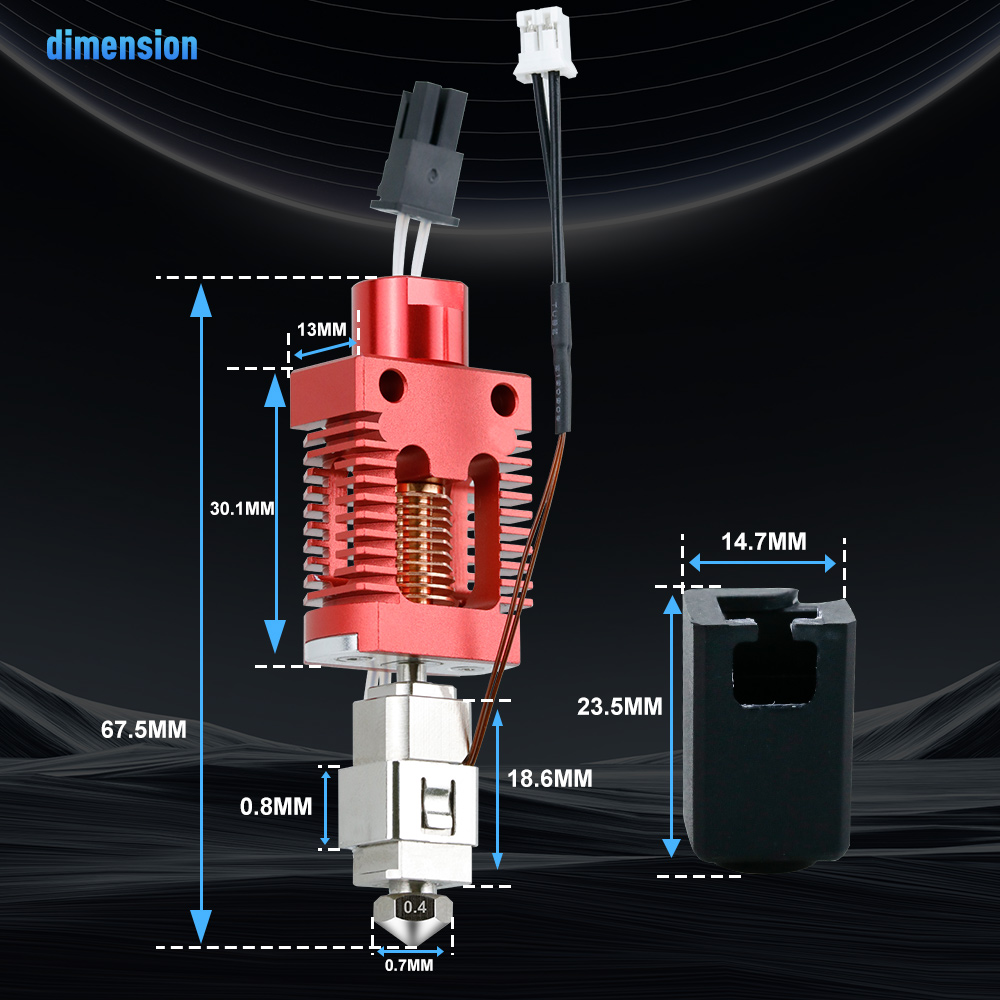 Hotend Kit For Creality Ender  - 3D Printing Lizard review and price