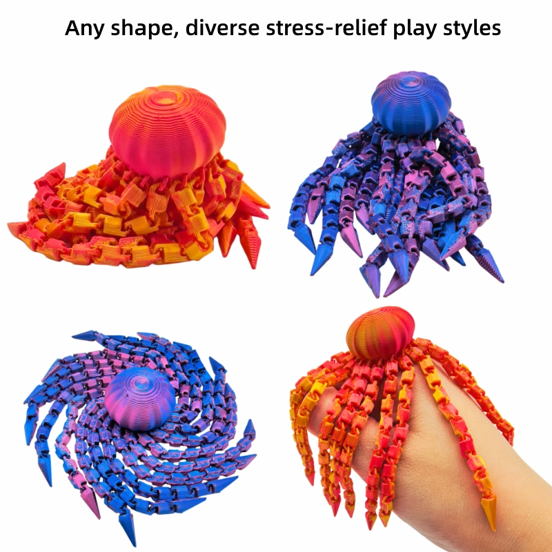 3/5 Pcs Jellyfish Model, Reali - 3D Printing Lizard review and price