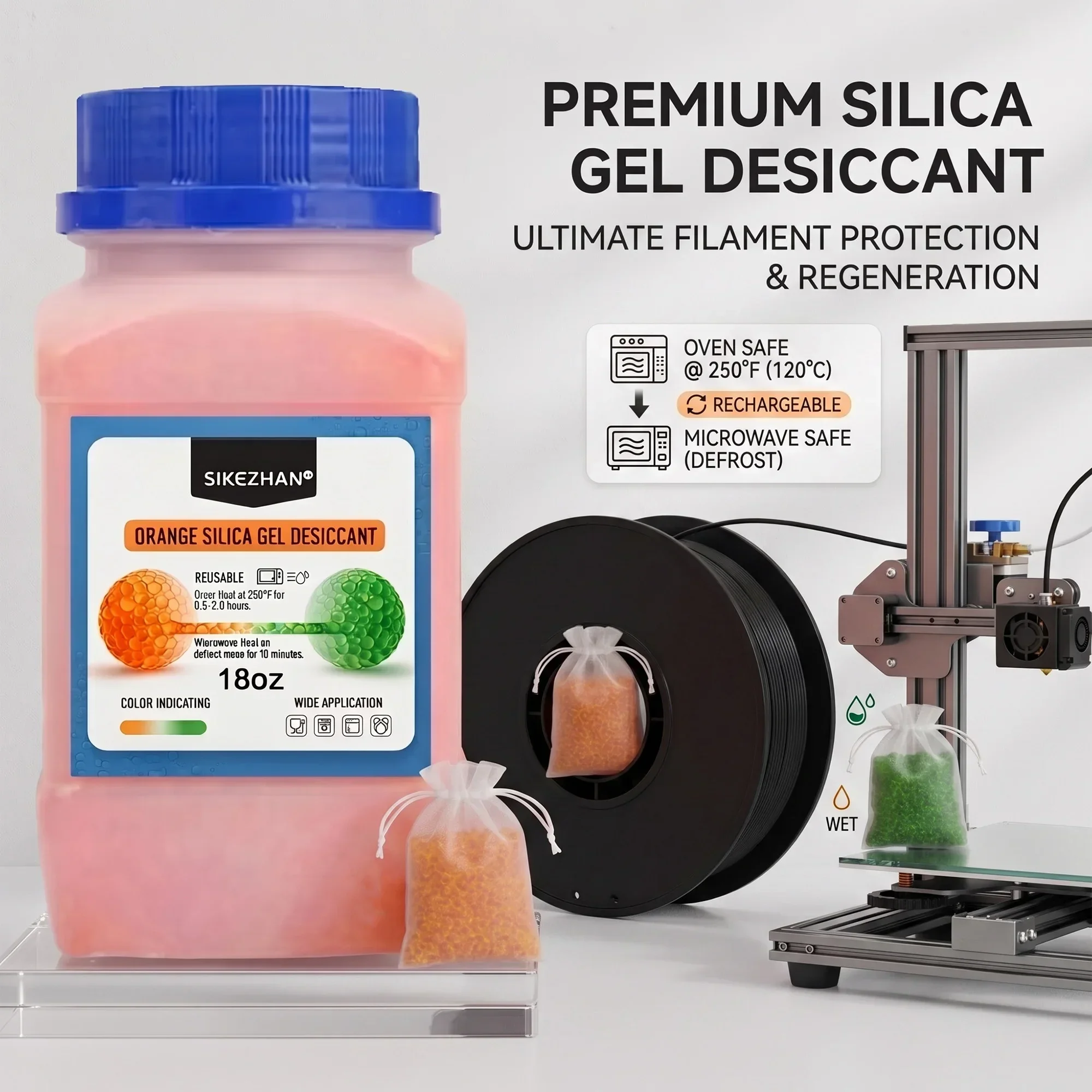 3D Printer Filament Desiccant  - Tpu Flexible Filament review and price