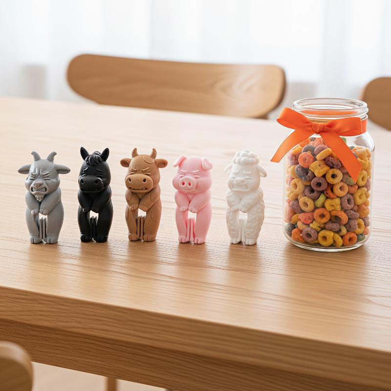 Farm Animal Bag Clips 3D Print - 3D Printing Food review and price