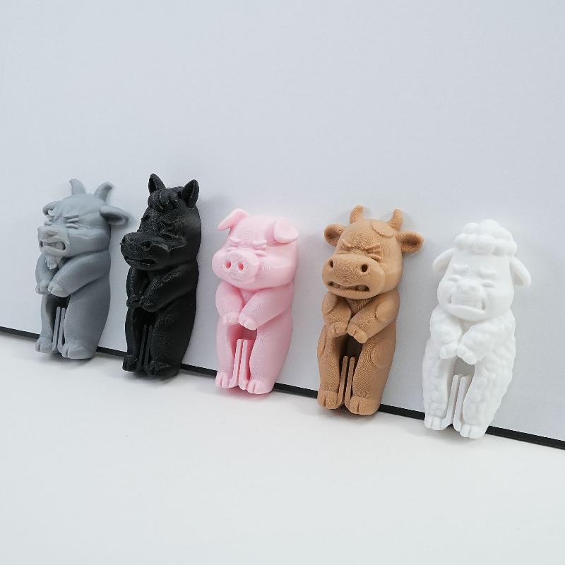 Farm Animal Bag Clips 3D Print - 3D Printing Food review and price