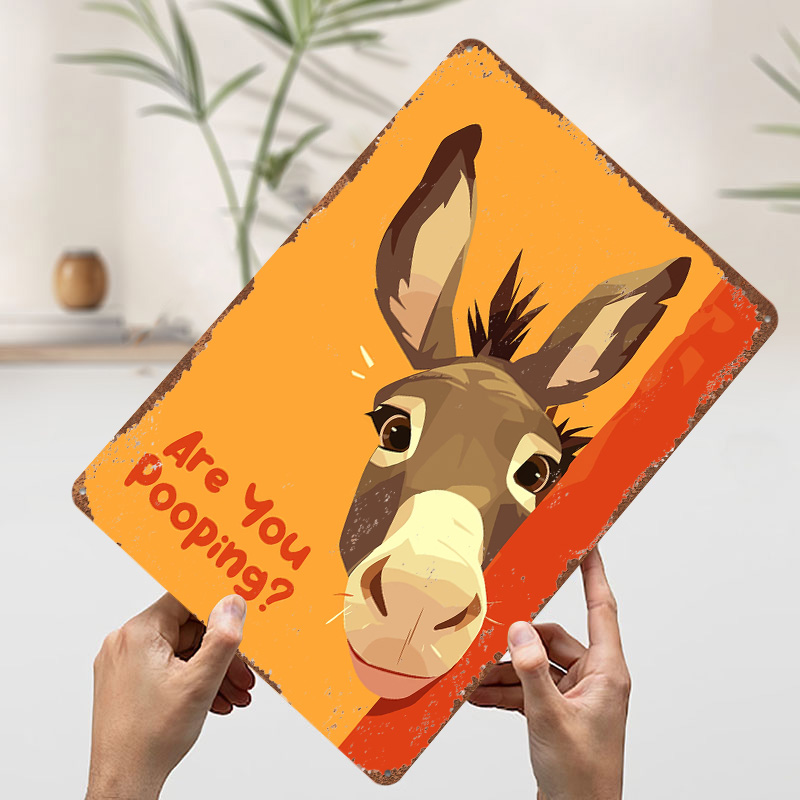 Funny Donkey Cartoon With Ques - 3D Printing Questions review and price