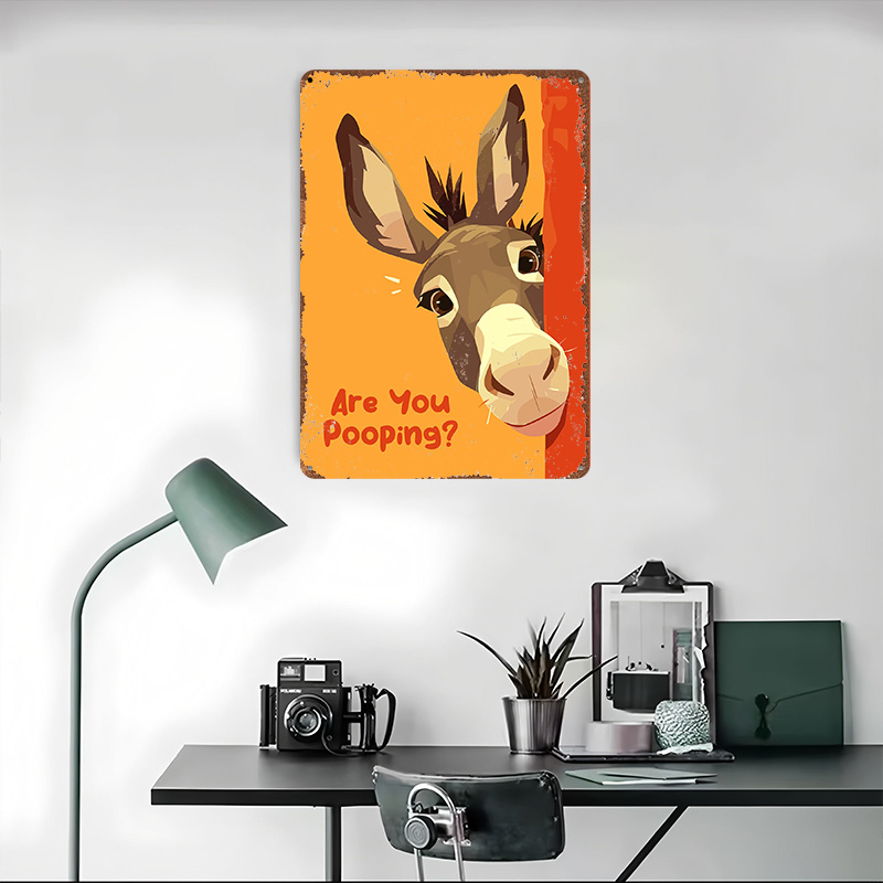 Funny Donkey Cartoon With Ques - 3D Printing Questions review and price