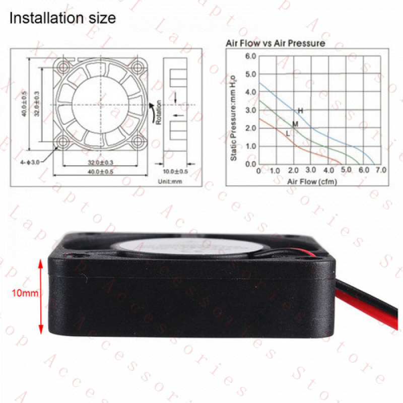 F 4X 12V Laptop 3D Printer DVR - Cooling Fan 40Mm 3D review and price
