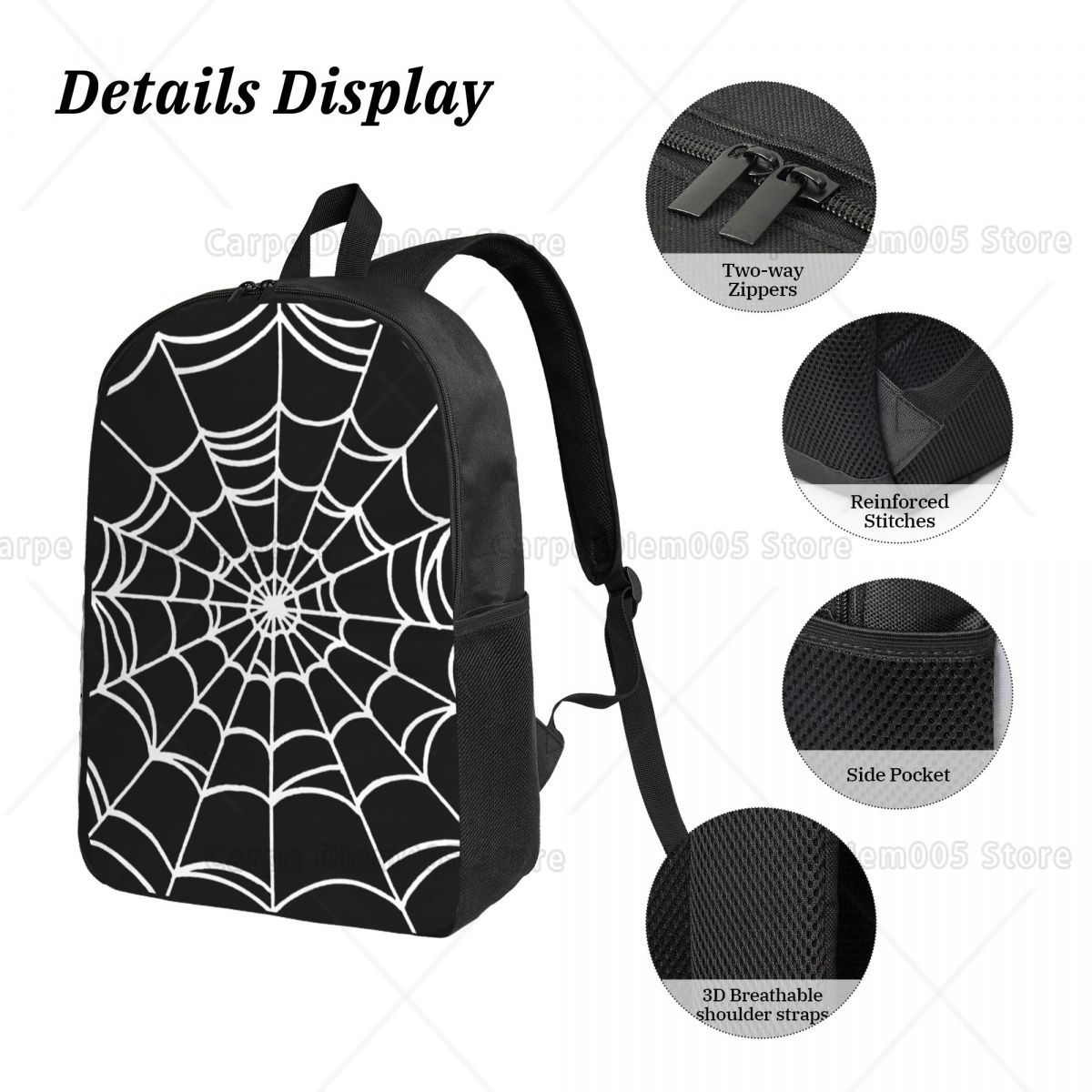 Black Web Spider Prints Backpa - 3D Printing Pen For Kids review and price
