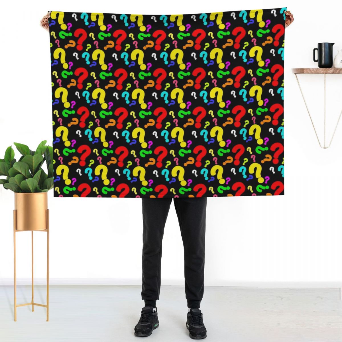 Colorful Question Mark Pattern - 3D Printing Questions review and price