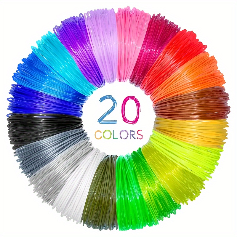 20 Color 3D Printing Pen Set D - 3D Printing Nylon Filament review and price