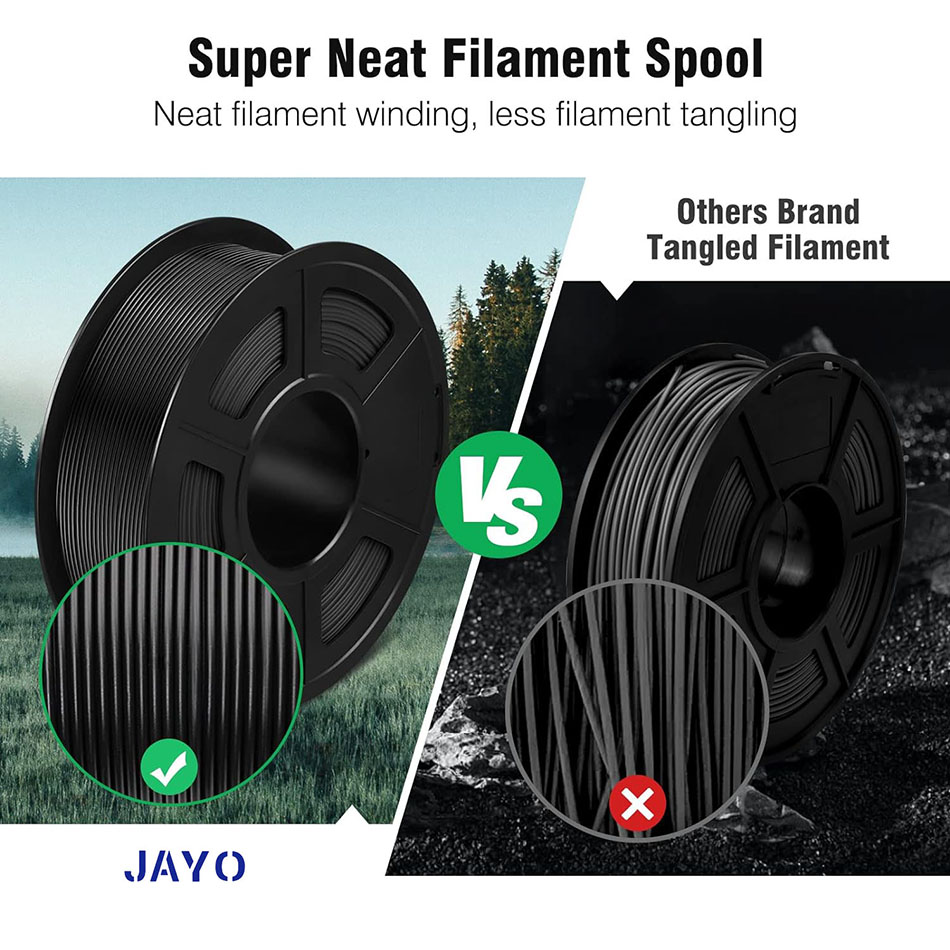 JAYO 3D Filament ASA 1.75mm 5R - Asa Filament Outdoor review and price