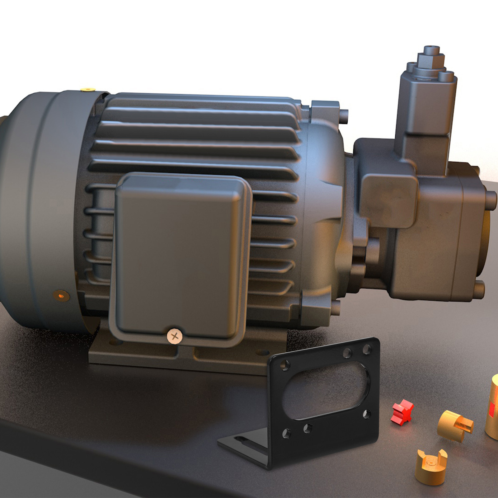 Steel Gear Motor Mounting Brac - Stepper Motor review and price