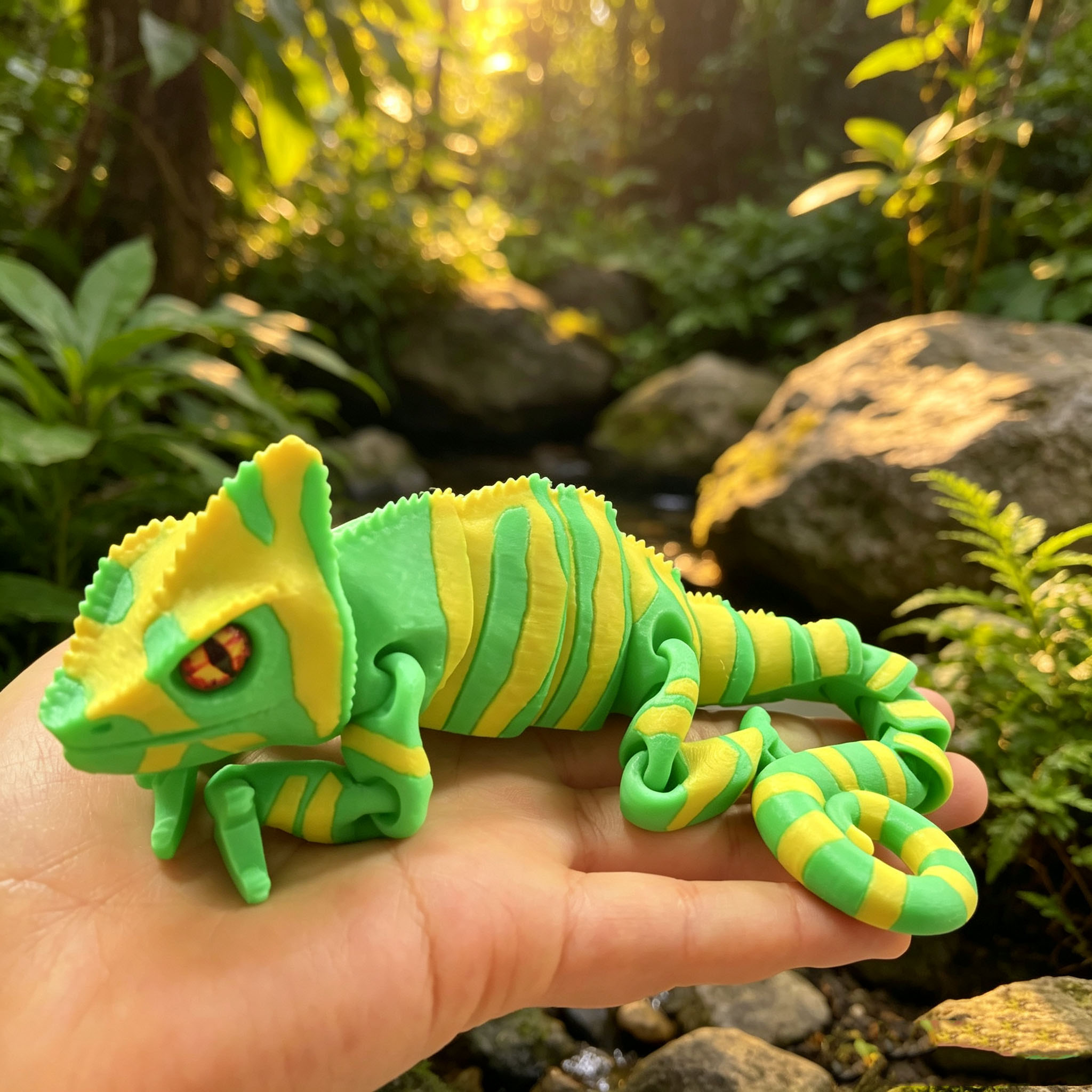 Chameloen Articulated Flexi Fi - 3D Printing Lizard review and price