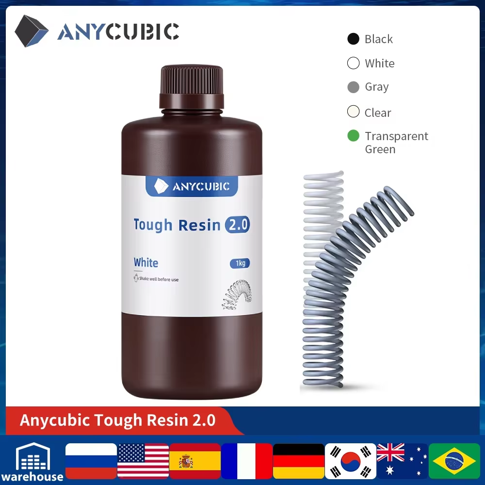 ANYCUBIC Flexible Tough Resin  - Glue For 3D Printing review and price
