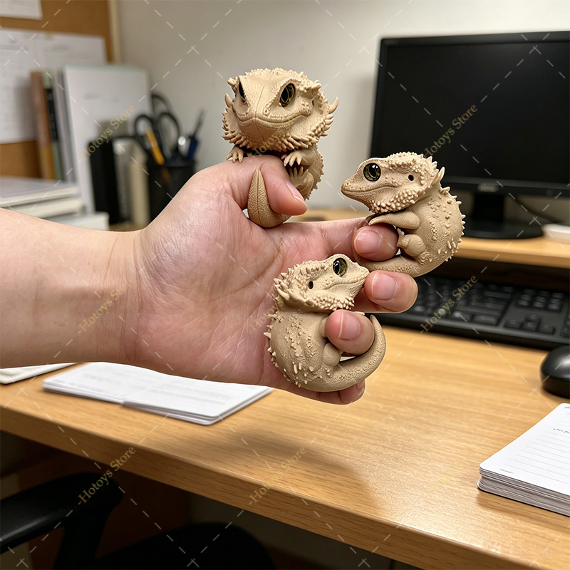 3D Printed Finger Lizard Figur - 3D Printing Lizard review and price