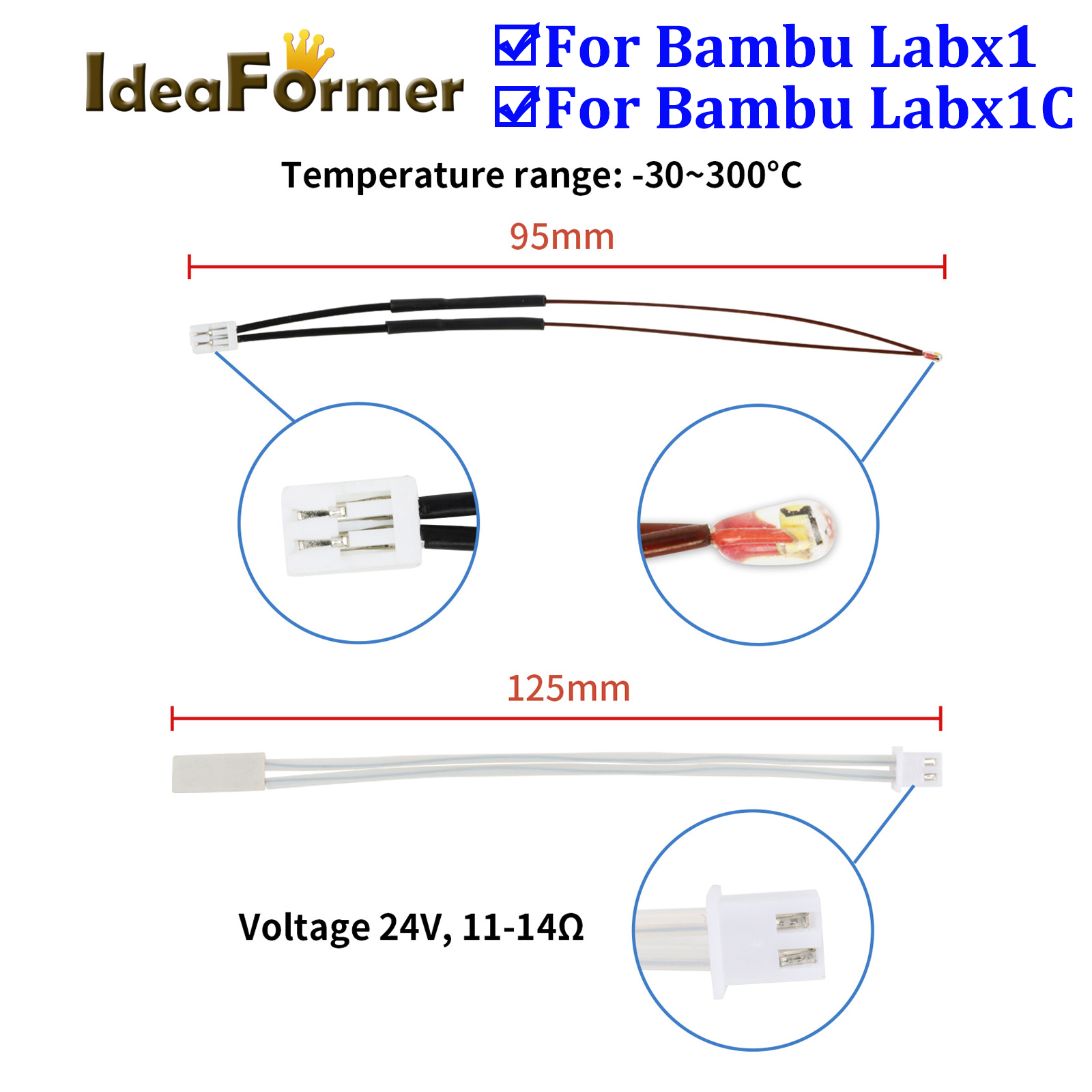 24V 48W Ceramic Cartridge Heat - 3D Printing X1 Carbon review and price