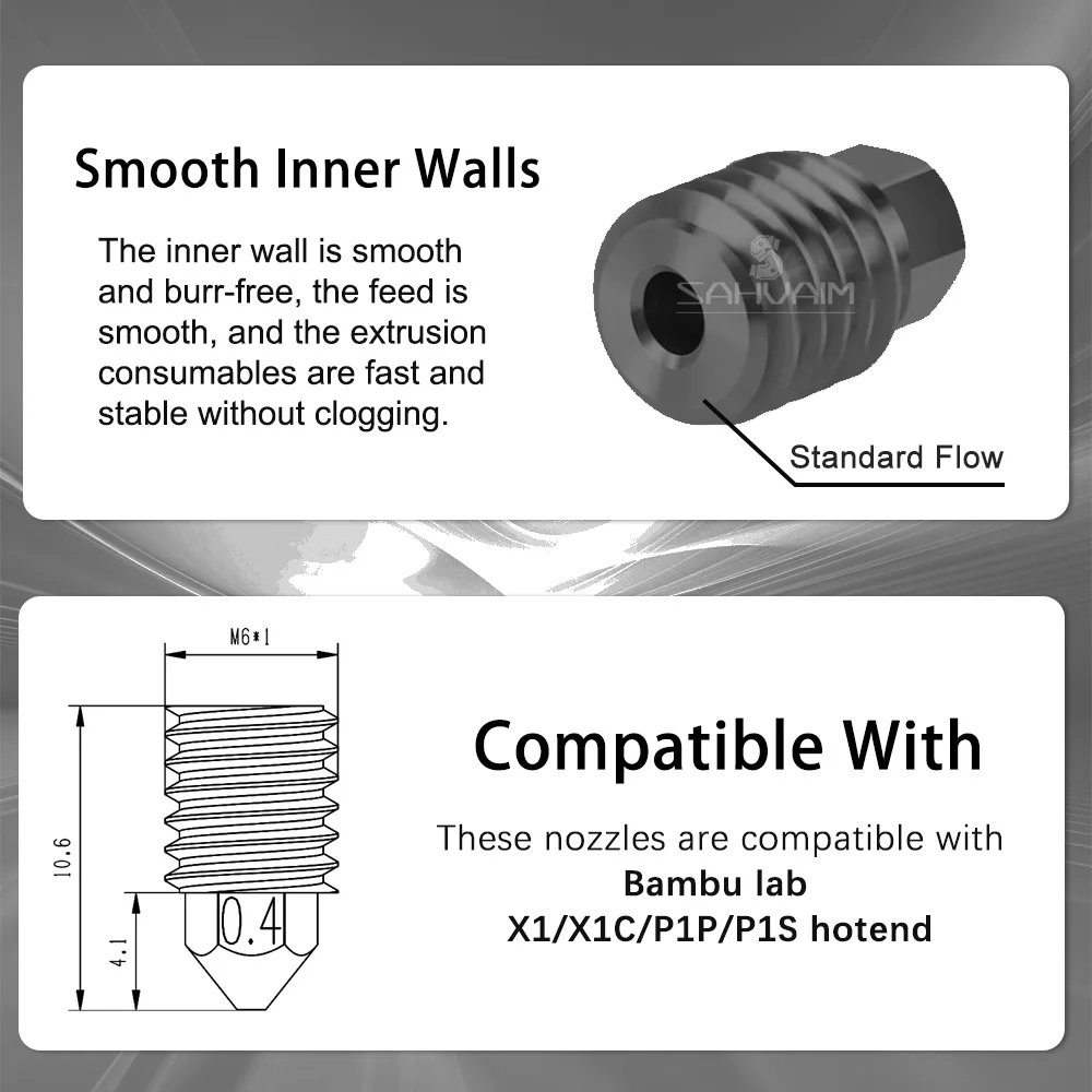 3D Printer Nozzle 0.2mm 0.4mm  - 3D Printing X1 Carbon review and price