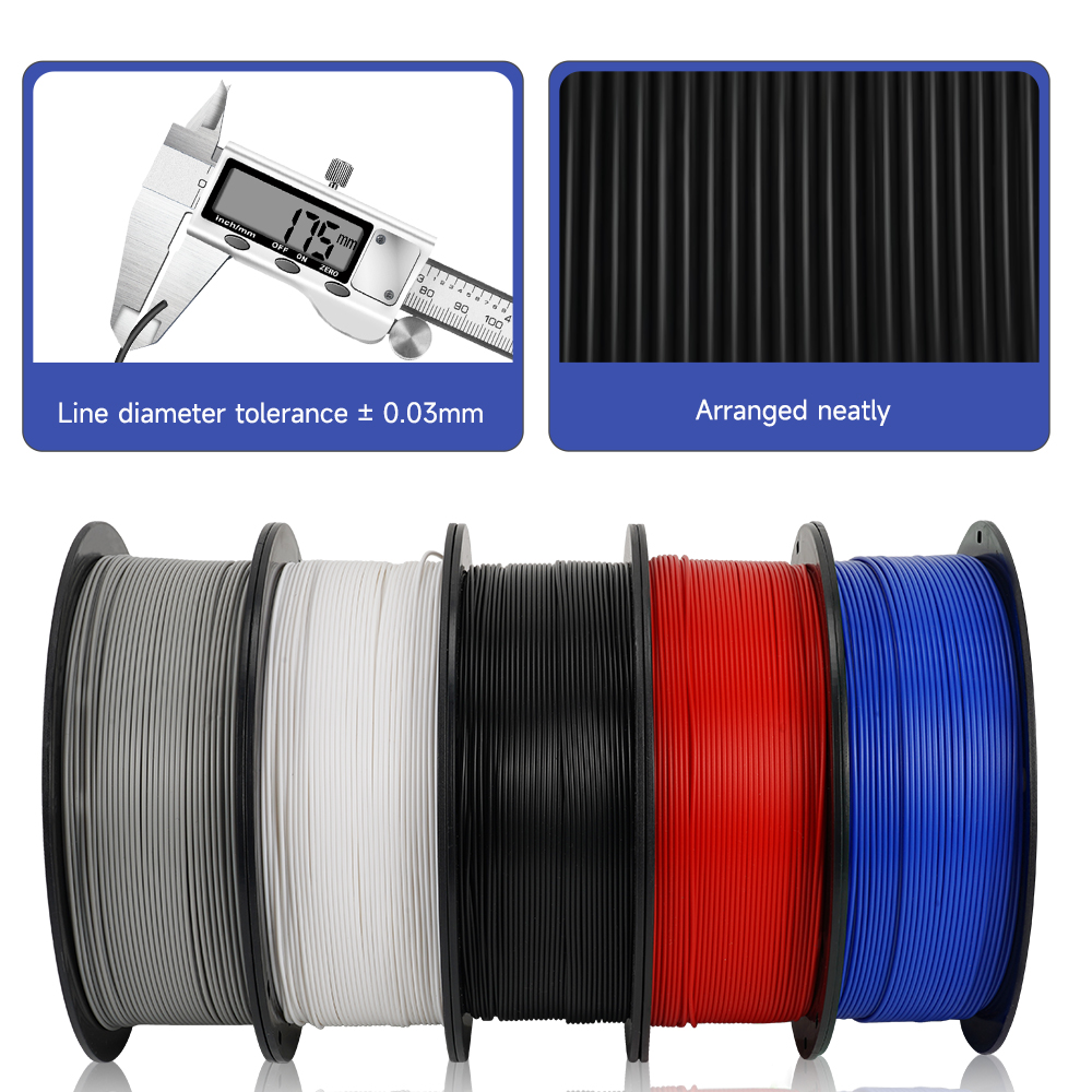 5KG Mix Colors PLA filament 1k - 3D Printing Nylon Filament review and price
