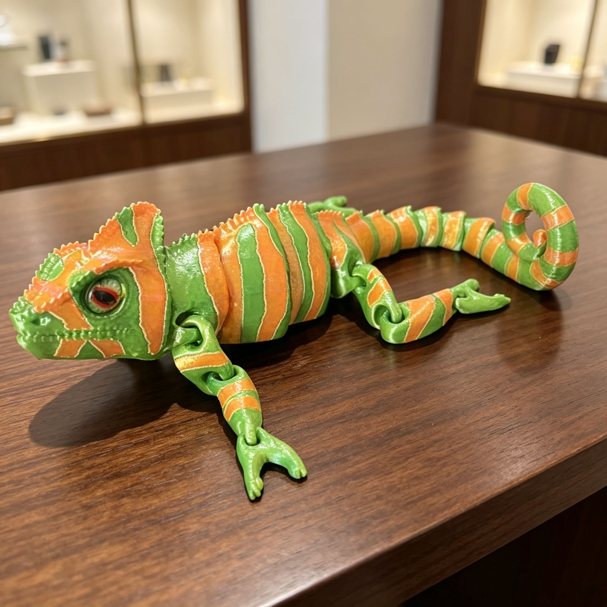 Movable Joint 3D Printed Chame - 3D Printing Lizard review and price