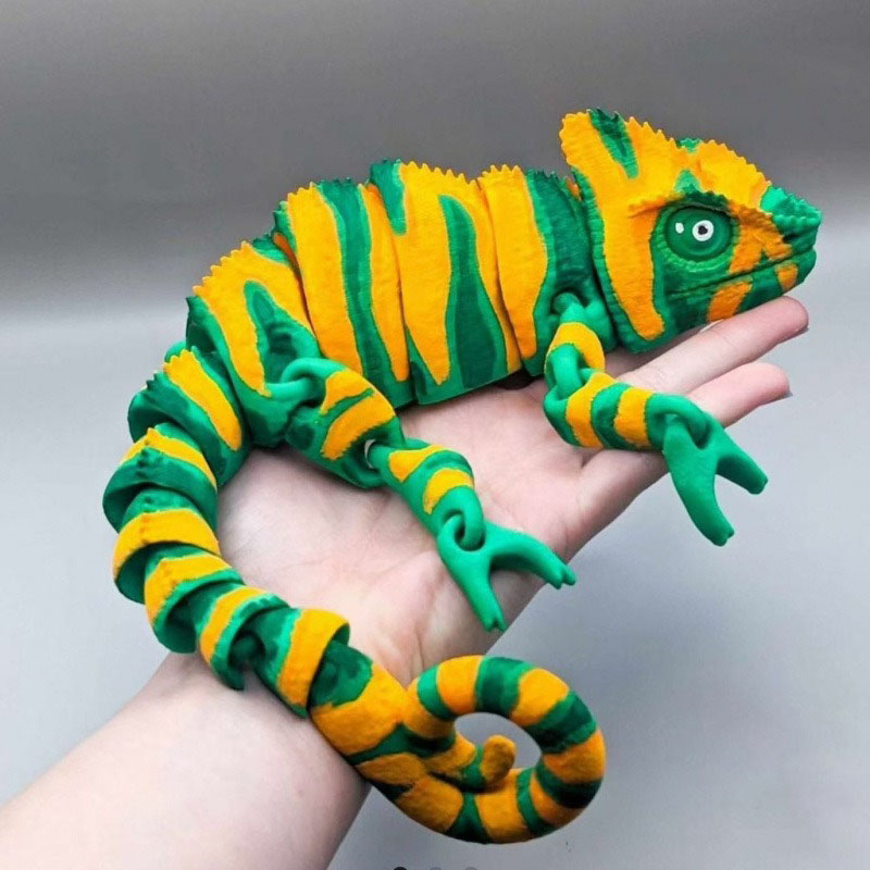 Movable Joint 3D Printed Chame - 3D Printing Lizard review and price
