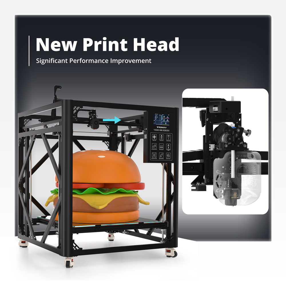 Tronxy VEHO-800-12 or PRO Larg - 3D Printing X Y Z Axis review and price