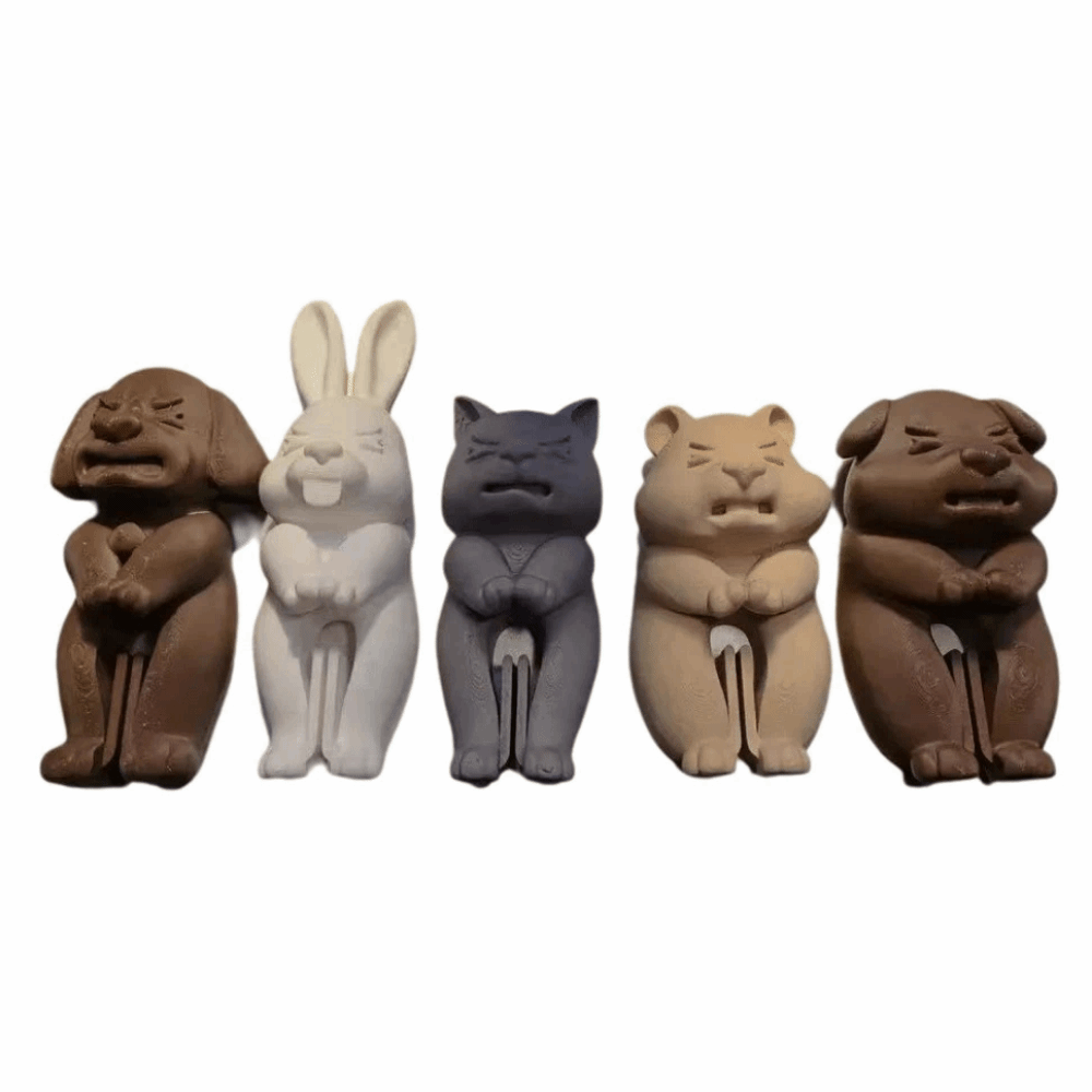 5Pcs/Set Cute Farm Animal Bag  - 3D Printing Food review and price