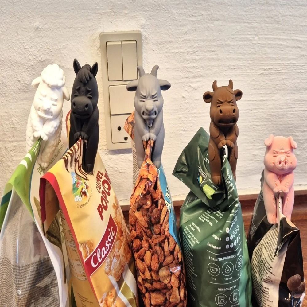 5Pcs/Set Cute Farm Animal Bag  - 3D Printing Food review and price