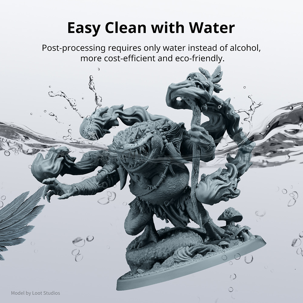 ANYCUBIC Water-Wash Resin For  - Glue For 3D Printing review and price