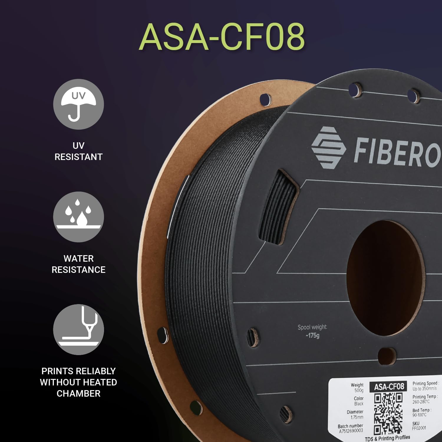 Polymaker ASA-CF8 Carbon Fiber - Asa Filament Outdoor review and price