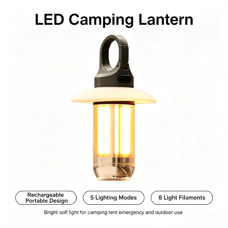 LED Camping Lantern Rechargeab - Asa Filament Outdoor review and price