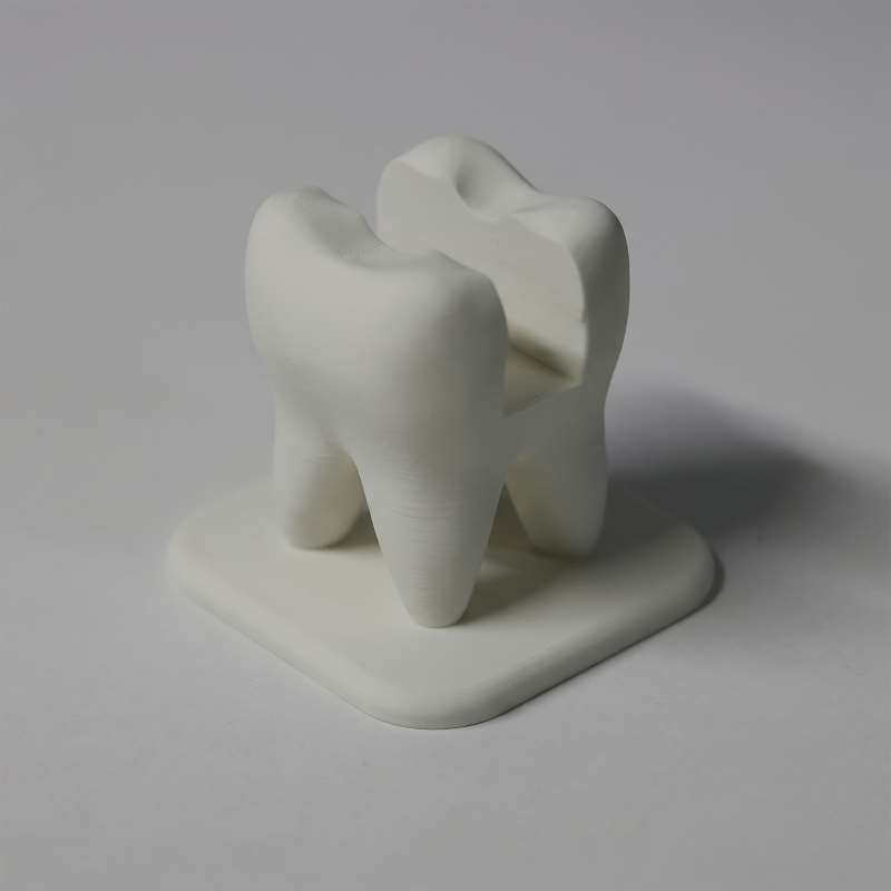 3D Printed Tooth Shaped Busine - 3D Printing Examples review and price
