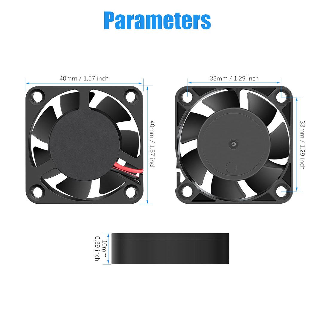 40MM Computer Case Cooler DC 5 - Cooling Fan 40Mm 3D review and price