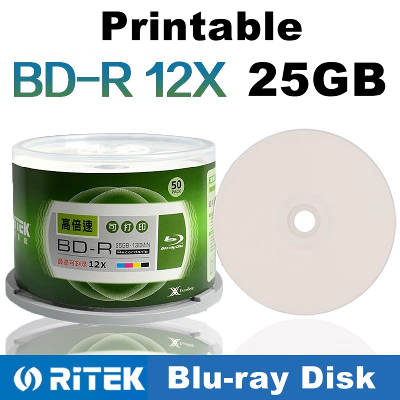 50PCS/BOX Ritek BD-R 25GB Prin - 3D Printing Robot review and price